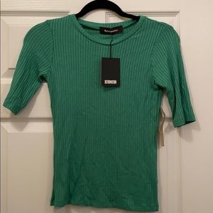 Reformation Janine top in sold out color Matcha